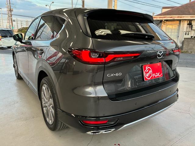 CX-60 XD エクスクルーシブモード ドライブレコーダー ETC 全周囲カメラ クリアランスソナー オートクルーズコントロール パワーシート 衝突被害軽減システム サンルーフ ナビ TV LEDヘッドランプ 電動リアゲート アルミホイール(17枚目)