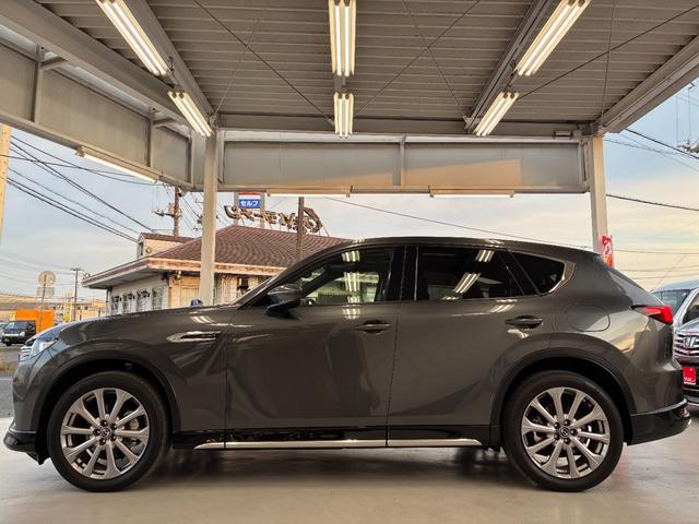 CX-60 XD エクスクルーシブモード ドライブレコーダー ETC 全周囲カメラ クリアランスソナー オートクルーズコントロール パワーシート 衝突被害軽減システム サンルーフ ナビ TV LEDヘッドランプ 電動リアゲート アルミホイール(18枚目)