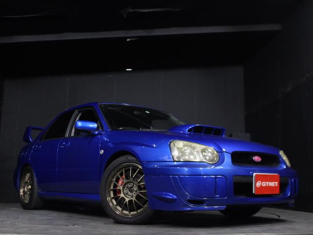 インプレッサ ＷＲＸ　２００４　Ｖリミテッド　ストラーダＨＤＤナビ　バックカメラ　ＥＴＣ　ＭＯＭＯステアリング　テイン車高調フレックスＺ　レイズボルクレーシングＳＥ３７Ｋ１７ＡＷ　ＨＫＳエアクリ　ブリッツラジエーター　ＳＴＩゲノムマフラー（45枚目）