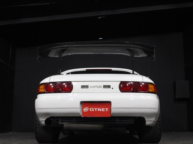 ＭＲ２ ＧＴ－Ｓ　ターボモデル　５速ＭＴ　ＡＲＣエアクリーナーボックス　ジュランタワーバー　ボルテックスＧＴウイング　フジツボマフラー　フロントレイズＬＥ３７Ｔ１７ＡＷ　リアプロドライブＧＣ－０１０Ｇ１８ＡＷ（28枚目）