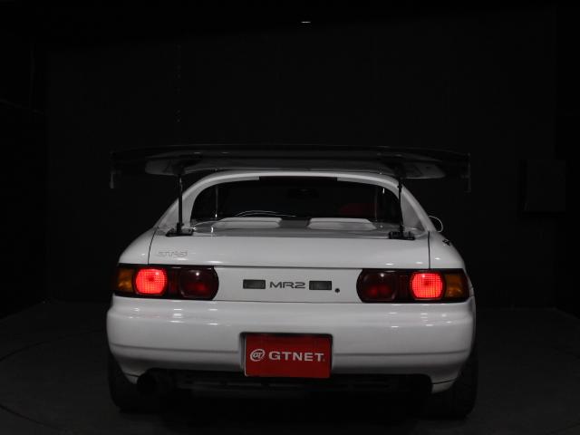 ＭＲ２ ＧＴ－Ｓ　ターボモデル　５速ＭＴ　ＡＲＣエアクリーナーボックス　ジュランタワーバー　ボルテックスＧＴウイング　フジツボマフラー　フロントレイズＬＥ３７Ｔ１７ＡＷ　リアプロドライブＧＣ－０１０Ｇ１８ＡＷ（34枚目）