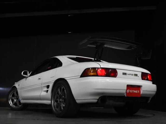 ＭＲ２ ＧＴ－Ｓ　ターボモデル　５速ＭＴ　ＡＲＣエアクリーナーボックス　ジュランタワーバー　ボルテックスＧＴウイング　フジツボマフラー　フロントレイズＬＥ３７Ｔ１７ＡＷ　リアプロドライブＧＣ－０１０Ｇ１８ＡＷ（41枚目）