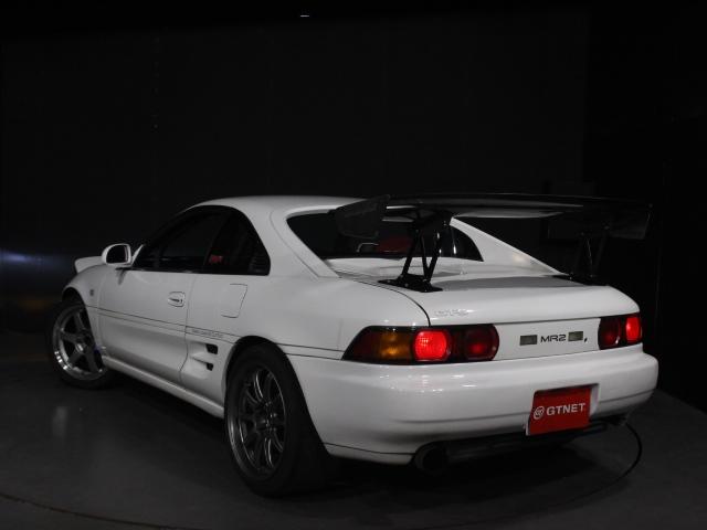 ＭＲ２ ＧＴ－Ｓ　ターボモデル　５速ＭＴ　ＡＲＣエアクリーナーボックス　ジュランタワーバー　ボルテックスＧＴウイング　フジツボマフラー　フロントレイズＬＥ３７Ｔ１７ＡＷ　リアプロドライブＧＣ－０１０Ｇ１８ＡＷ（42枚目）