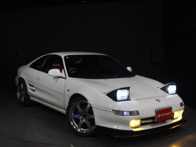 ＭＲ２ ＧＴ－Ｓ　ターボモデル　５速ＭＴ　ＡＲＣエアクリーナーボックス　ジュランタワーバー　ボルテックスＧＴウイング　フジツボマフラー　フロントレイズＬＥ３７Ｔ１７ＡＷ　リアプロドライブＧＣ－０１０Ｇ１８ＡＷ（43枚目）