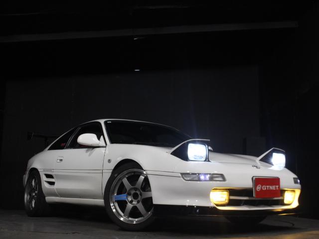 ＭＲ２ ＧＴ－Ｓ　ターボモデル　５速ＭＴ　ＡＲＣエアクリーナーボックス　ジュランタワーバー　ボルテックスＧＴウイング　フジツボマフラー　フロントレイズＬＥ３７Ｔ１７ＡＷ　リアプロドライブＧＣ－０１０Ｇ１８ＡＷ（44枚目）