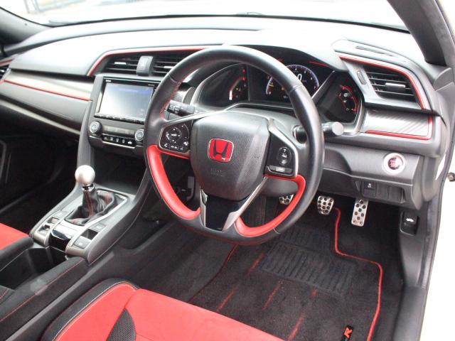 シビック タイプR 純正OPスタンダードインターナビ Bカメラ SPOONプログレッシブスプリング ETC クルーズコントロール LEDヘッドライト オートライト 純正20インチAW ブレンボキャリパー ドリルドローター(9枚目)