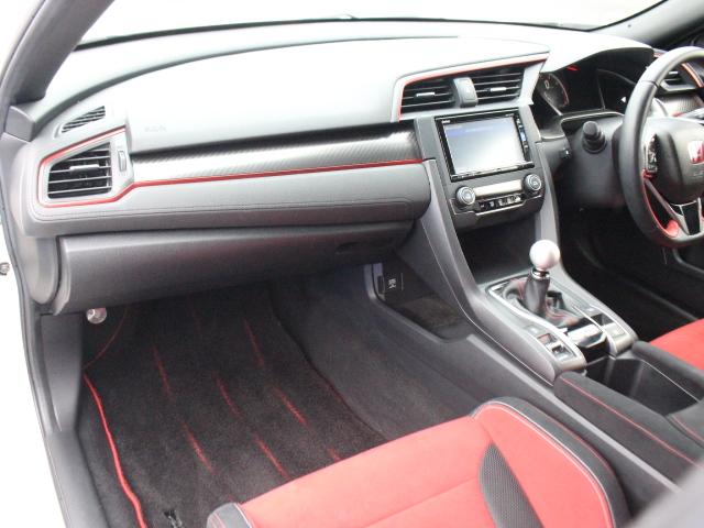 シビック タイプR 純正OPスタンダードインターナビ Bカメラ SPOONプログレッシブスプリング ETC クルーズコントロール LEDヘッドライト オートライト 純正20インチAW ブレンボキャリパー ドリルドローター(11枚目)