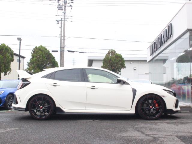 シビック タイプR 純正OPスタンダードインターナビ Bカメラ SPOONプログレッシブスプリング ETC クルーズコントロール LEDヘッドライト オートライト 純正20インチAW ブレンボキャリパー ドリルドローター(18枚目)