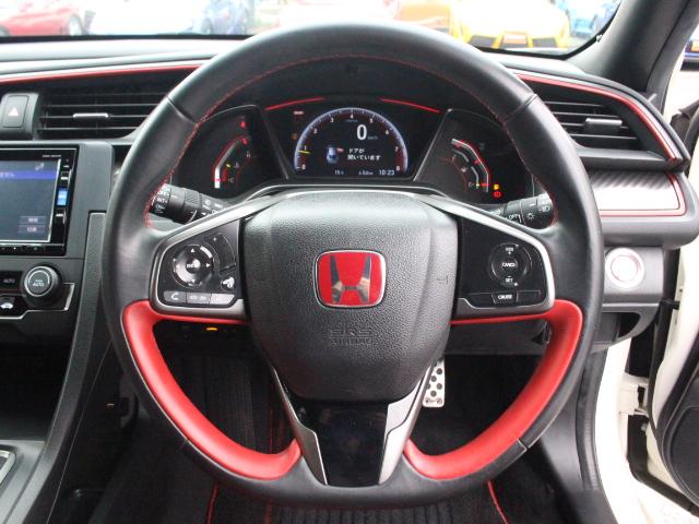 シビック タイプR 純正OPスタンダードインターナビ Bカメラ SPOONプログレッシブスプリング ETC クルーズコントロール LEDヘッドライト オートライト 純正20インチAW ブレンボキャリパー ドリルドローター(20枚目)