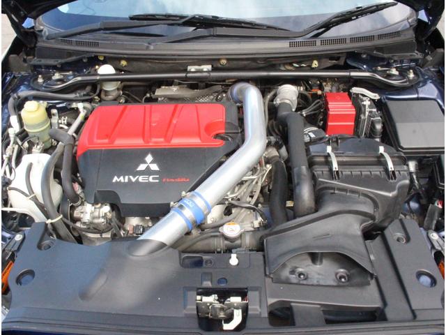 ランサー GSRエボリューションX HKSスーパーターボマフラー 車高調 インタークーラーパイピング Defiブースト計 カロッツェリアサイバーナビ スカウターモード フルセグ ETC 純正レカロシート HID オートライト(7枚目)