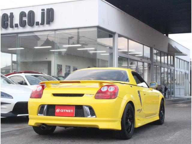 MR-S Sエディション 純正6速MT エンケイPF01前15インチ・後16インチアルミ ブリッツ車高調 社外エアロ 純正CD/MDデッキ リアスポイラー コムテックドラレコHDR360G ETC AC キーレスエントリー(2枚目)