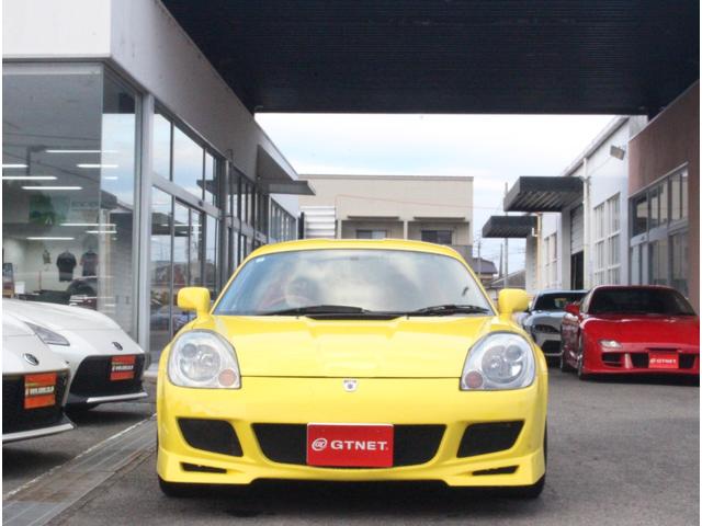 MR-S Sエディション 純正6速MT エンケイPF01前15インチ・後16インチアルミ ブリッツ車高調 社外エアロ 純正CD/MDデッキ リアスポイラー コムテックドラレコHDR360G ETC AC キーレスエントリー(5枚目)