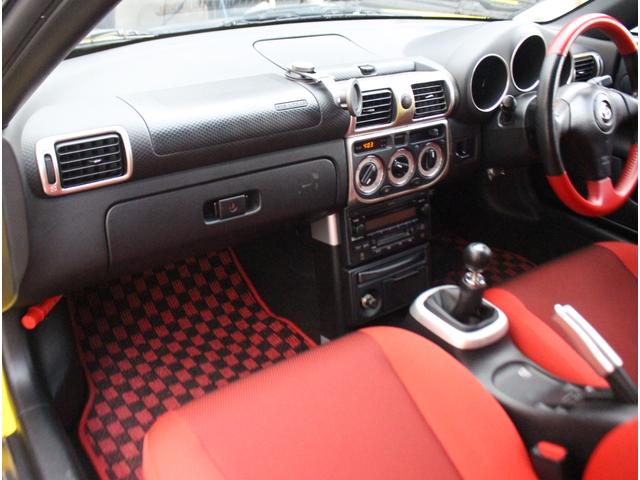 MR-S Sエディション 純正6速MT エンケイPF01前15インチ・後16インチアルミ ブリッツ車高調 社外エアロ 純正CD/MDデッキ リアスポイラー コムテックドラレコHDR360G ETC AC キーレスエントリー(11枚目)