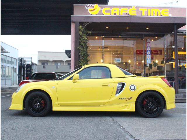 MR-S Sエディション 純正6速MT エンケイPF01前15インチ・後16インチアルミ ブリッツ車高調 社外エアロ 純正CD/MDデッキ リアスポイラー コムテックドラレコHDR360G ETC AC キーレスエントリー(17枚目)