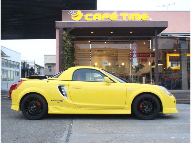 MR-S Sエディション 純正6速MT エンケイPF01前15インチ・後16インチアルミ ブリッツ車高調 社外エアロ 純正CD/MDデッキ リアスポイラー コムテックドラレコHDR360G ETC AC キーレスエントリー(18枚目)