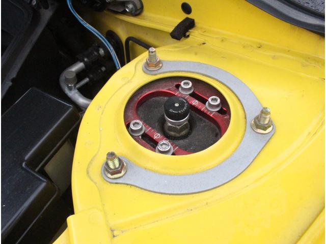 MR-S Sエディション 純正6速MT エンケイPF01前15インチ・後16インチアルミ ブリッツ車高調 社外エアロ 純正CD/MDデッキ リアスポイラー コムテックドラレコHDR360G ETC AC キーレスエントリー(33枚目)