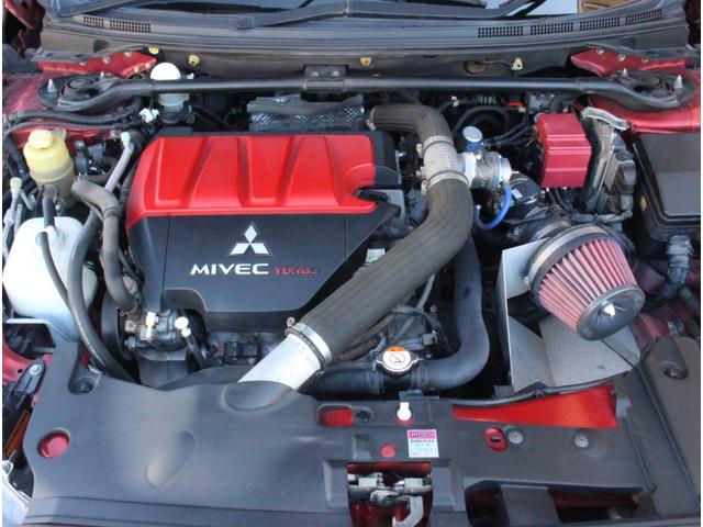 ランサー GSRエボリューションX ワンオーナー車 VARISカーボンボンネット グレッディブローオフバルブ グレッディフロントリップ OPサイドステップ リアコーナーエクステンション ビルシュタインショック コルトスピードダウンサス(7枚目)