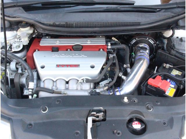 シビック タイプR ユーロ 後期型 シーカーマフラー シーカーシフトノブ HKSエアクリ ブリッツタッチブレインマルチモニター ウェッズスポーツ18インチAW HIDヘッドライト ETC パワステ パワーウィンドウ 横滑り防止(7枚目)