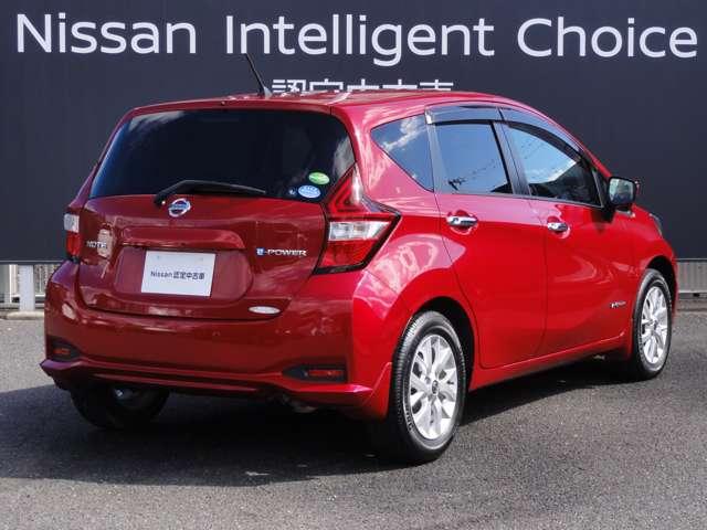 ノート １．２　ｅ－ＰＯＷＥＲ　Ｘ　純正メモリーナビ　アラウンドビューモニタ　３６０°カメラ　記録簿付　Ｒカメラ　運転席助手席エアバック　レーンキープ　ＡＵＴＯエアコン　１オーナー　盗難防止システム　ナビＴＶ　ＡＷ　サイドカメラ　運転席エアバッグ　キーレスエントリー　ドラレコ（2枚目）