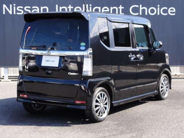 N-BOXカスタム 660 カスタムG SSパッケージ 社外ナビ バックカメラ ETC HID クルコ 両側パワ-スライドドア TVナビ アルミホイール クルコン Bカメ ETC付き エアコン A-STOP 盗難防止システム パワーウィンドウ 運転席助手席エアバッグ メモリーナビ ABS キーレス(2枚目)