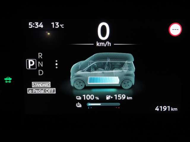 サクラ G メーカー純正メモリーナビ アラウンドビュ 展示試乗車UP ワンオーナ 踏み間違い防止アシスト LEDヘッドランプ スマートキー LDW 盗難防止システム オートエアコン ETC バックカメラ ドライブレコーダー ABS 記録簿(7枚目)