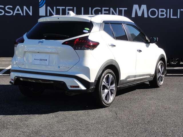 キックス １．２　Ｘ　（ｅ－ＰＯＷＥＲ）　純正ナビ（ＭＭ３２０Ｄ－Ｌ）　ナビ＆ＴＶ　ワンオ－ナ－車　追従クルコン　スマートキー　ＬＥＤヘッド　レーンアシスト　パワーステアリング　盗難防止システム　ドライブレコーダー　ＥＴＣ　メモリーナビ　サイドエアバッグ　アルミ　ＡＡＣ（2枚目）