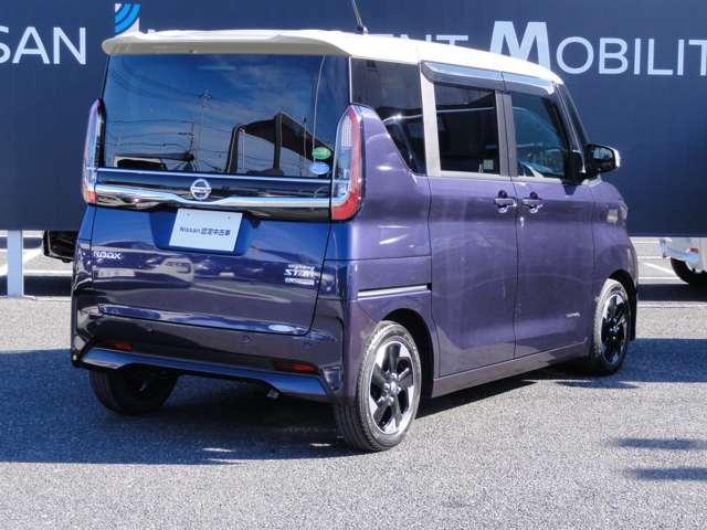 ルークス ６６０　ハイウェイスターＸ　純正ナビ（ＭＭ３２０Ｄ－Ｌ）　アイスト　衝突被害軽減ブレ－キ　マルチビューカメラ　車線逸脱警報装置　ＥＴＣ　ＬＥＤ　スマートキー　パワーウィンドウ　ワンオーナー　カーテンエアバック　ナビＴＶ　バックカメラ　記録簿　パワステ　ＡＢＳ（2枚目）