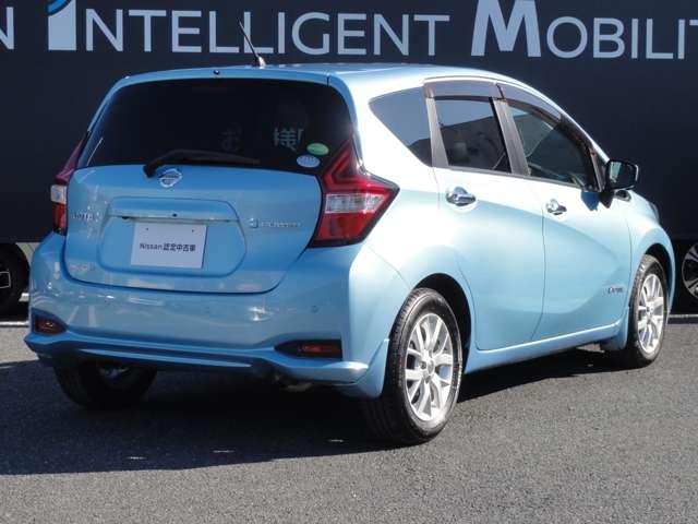 ノート １．２　ｅ－ＰＯＷＥＲ　メダリスト　純正ナビ（ＭＭ３１６Ｄ－Ｗ）　被害軽減ブレーキ　ＴＶナビ　ドライブレコーダ　バックモニター　インテリキー　アイドリングストップ　盗難防止装置　ＬＥＤランプ　車線逸脱警報システム　ワンオーナー　キーフリー　アルミホイール　ＥＴＣ（2枚目）