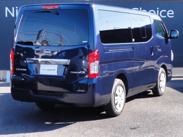 NV350キャラバンバン ロングプレミアムGX 1.0t 2/5人乗り 5ドア 純正メモリーナビ フルセグTV アラウンドビューM 前後ドラレコ ETC(2枚目)