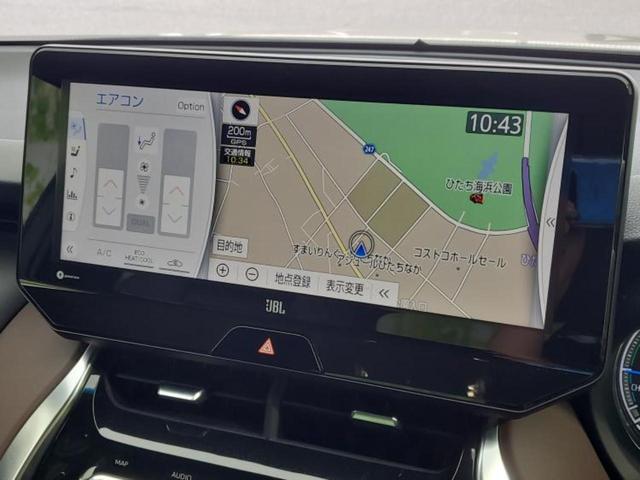 ハリアーハイブリッド Zレザーパッケージ 調光パノラマルーフ/純正エアロ/JBL/保証書/ディスプレイオーディオ+ナビ12.3インチ/デジタルインナーミラー/トヨタセーフティセンス/エアーシート 前席/パノラミックビューモニター 革シート(10枚目)