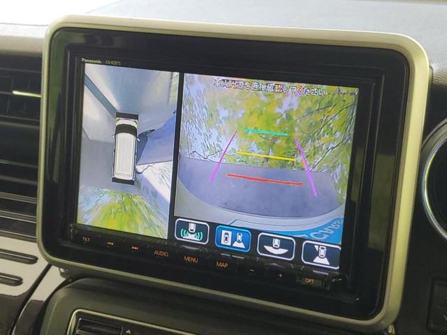 スペーシアカスタム ハイブリッドＸＳターボ　新品タイヤ／保証書／純正　８インチ　ＳＤナビ／デュアルカメラブレーキサポート（スズキ）／両側電動スライドドア／シートヒーター　運転席／全方位モニター用カメラ／車線逸脱防止支援システム　ターボ　禁煙車（13枚目）