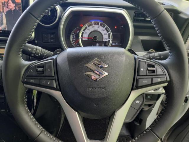 スペーシアカスタム ハイブリッドＸＳターボ　新品タイヤ／保証書／純正　８インチ　ＳＤナビ／デュアルカメラブレーキサポート（スズキ）／両側電動スライドドア／シートヒーター　運転席／全方位モニター用カメラ／車線逸脱防止支援システム　ターボ　禁煙車（15枚目）