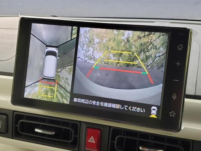 ムーヴキャンバス ストライプスＧ　保証書／ディスプレイオーディオ９インチ／スマートアシスト（トヨタ・ダイハツ）／両側電動スライドドア／シートヒーター　前席／パノラマモニター／車線逸脱防止支援システム　衝突被害軽減システム　全周囲カメラ（12枚目）