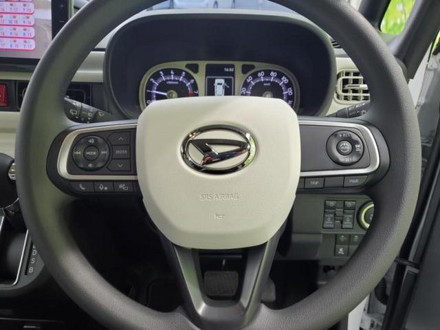 ムーヴキャンバス ストライプスＧ　保証書／ディスプレイオーディオ９インチ／スマートアシスト（トヨタ・ダイハツ）／両側電動スライドドア／シートヒーター　前席／パノラマモニター／車線逸脱防止支援システム　衝突被害軽減システム　全周囲カメラ（14枚目）