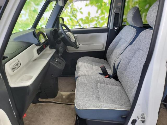 ムーヴキャンバス ストライプスＧターボ　保証書／純正　１０インチ　ナビ／スマートアシスト（トヨタ・ダイハツ）／両側電動スライドドア／シートヒーター　前席／パノラマモニター／車線逸脱防止支援システム　衝突被害軽減システム　全周囲カメラ　禁煙車（6枚目）