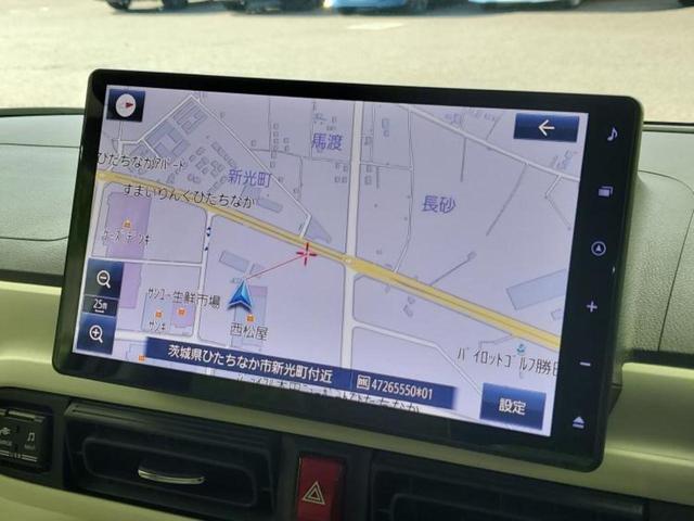 ムーヴキャンバス ストライプスＧターボ　保証書／純正　１０インチ　ナビ／スマートアシスト（トヨタ・ダイハツ）／両側電動スライドドア／シートヒーター　前席／パノラマモニター／車線逸脱防止支援システム　衝突被害軽減システム　全周囲カメラ　禁煙車（10枚目）