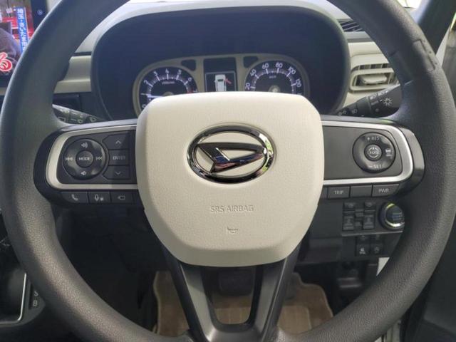 ムーヴキャンバス ストライプスＧターボ　保証書／純正　１０インチ　ナビ／スマートアシスト（トヨタ・ダイハツ）／両側電動スライドドア／シートヒーター　前席／パノラマモニター／車線逸脱防止支援システム　衝突被害軽減システム　全周囲カメラ　禁煙車（15枚目）