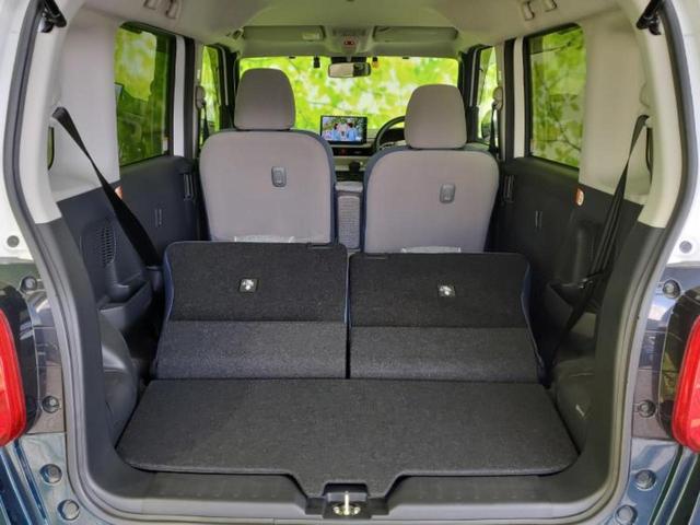 ムーヴキャンバス ストライプスＧターボ　保証書／純正　１０インチ　ナビ／スマートアシスト（トヨタ・ダイハツ）／両側電動スライドドア／シートヒーター　前席／パノラマモニター／車線逸脱防止支援システム　衝突被害軽減システム　全周囲カメラ　禁煙車（19枚目）