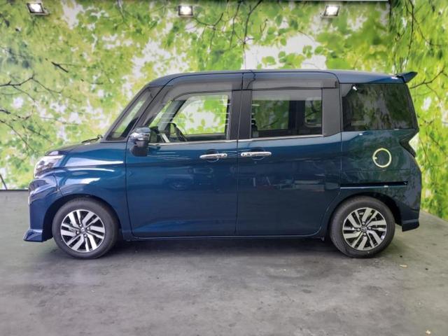 ルーミー カスタムＧ　保証書／純正　９インチ　ＳＤナビ／スマートアシスト（トヨタ・ダイハツ）／両側電動スライドドア／シートヒーター　前席／パノラミックビューモニター／車線逸脱防止支援システム　衝突被害軽減システム　禁煙車（2枚目）