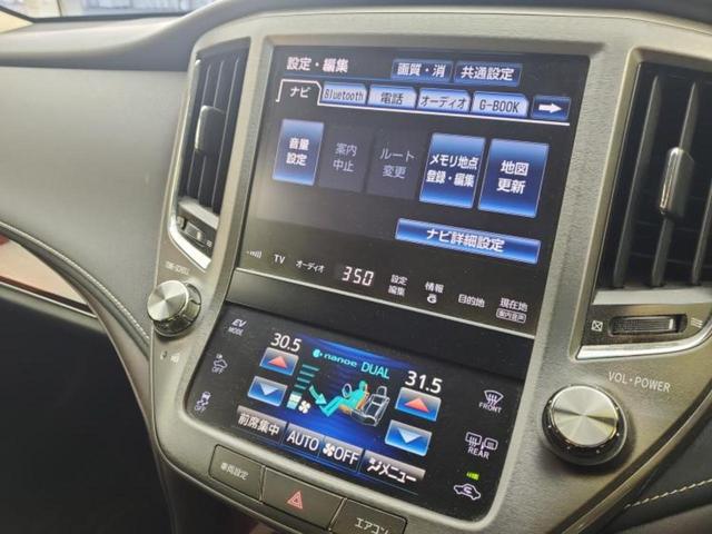 クラウンハイブリッド ハイブリッドロイヤルサルーン 保証書/純正 SDナビ/衝突安全装置/シートヒーター 前席/ヘッドランプ HID/Bluetooth接続/ETC/EBD付ABS/横滑り防止装置/アイドリングストップ/クルーズコントロール 電動シート(9枚目)