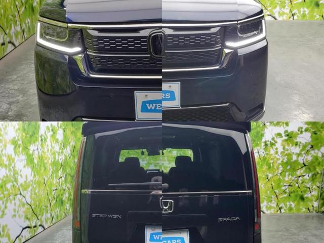 ステップワゴン スパーダ　保証書／純正　９インチ　ＳＤナビ／フリップダウンモニター　純正　１５．６インチ／ホンダセンシング／両側電動スライドドア／シートヒーター　前席／車線逸脱防止支援システム／シート　ハーフレザー　禁煙車（54枚目）