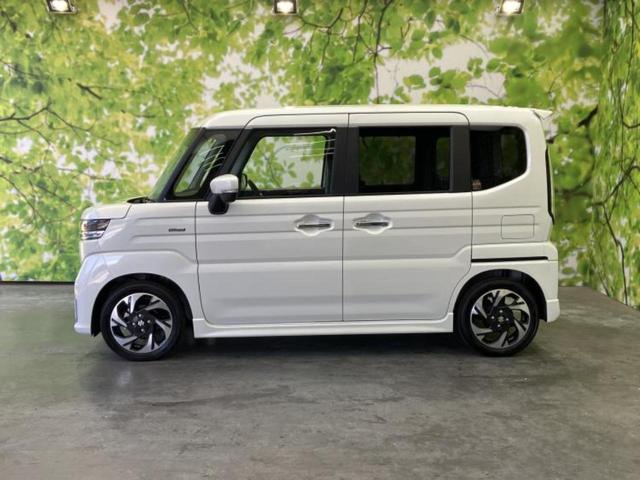 スペーシアカスタム ハイブリッドＸＳターボ　保証書／純正　９インチ　ＳＤナビ／デュアルカメラブレーキサポート（スズキ）／両側電動スライドドア／シートヒーター／全方位モニター用カメラ／車線逸脱防止支援システム／シート　ハーフレザー　全周囲カメラ（2枚目）