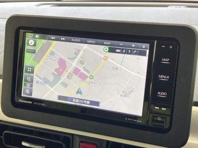 ムーヴキャンバス ストライプスＧ　保証書／社外　メモリーナビ／スマートアシスト（トヨタ・ダイハツ）／両側電動スライドドア／シートヒーター　前席／パノラマモニター／車線逸脱防止支援システム／ヘッドランプ　ＬＥＤ／ＵＳＢジャック　禁煙車（10枚目）