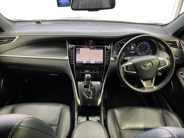 ハリアーハイブリッド ４ＷＤプレミアム　新品タイヤ／ＴＲＤエアロ／ＪＢＬ／保証書／純正　９インチ　ＳＤナビ／トヨタセーフティセンス／車線逸脱防止支援システム／シート　ハーフレザー／電動バックドア／ドライブレコーダー　前後　フルエアロ　４ＷＤ（34枚目）