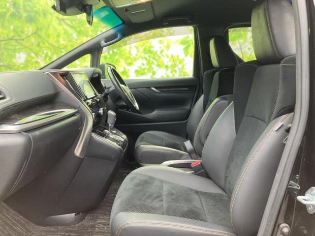 アルファード Ｓタイプゴールド　新品タイヤ／保証書／ディスプレイオーディオ９インチ／フリップダウンモニター　純正　１２．１インチ／衝突安全装置／両側電動スライドドア／車線逸脱防止支援システム／シート　ハーフレザー　バックカメラ　ＴＶ（7枚目）