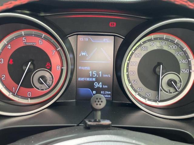 スイフトスポーツ スポーツ　保証書／ディスプレイオーディオ９インチ／衝突安全装置／シートヒーター　運転席／車線逸脱防止支援システム／ヘッドランプ　ＬＥＤ／ＵＳＢジャック／Ｂｌｕｅｔｏｏｔｈ接続／ＥＴＣ／ＥＢＤ付ＡＢＳ　禁煙車（11枚目）