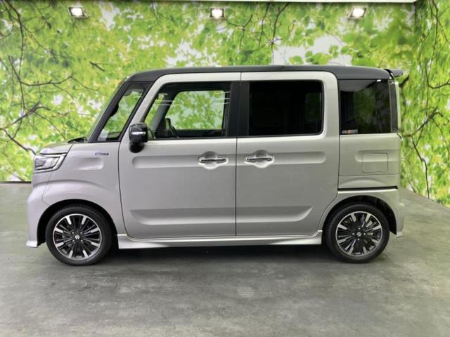 スペーシアカスタム ハイブリッドＸＳターボ　保証書／純正　８インチ　ＳＤナビ／デュアルカメラブレーキサポート（スズキ）／両側電動スライドドア／シートヒーター　運転席／車線逸脱防止支援システム／シート　ハーフレザー　ターボ　ＬＥＤヘッドランプ（2枚目）