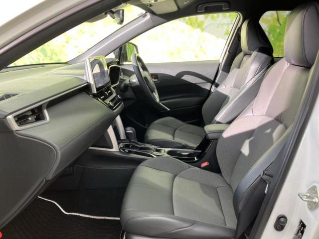 カローラクロス ハイブリッドＺ　保証書／ディスプレイオーディオ＋ナビ１０．５インチ／トヨタセーフティセンス／エアーシート　前席／パノラミックビューモニター／車線逸脱防止支援システム／シート　ハーフレザー　衝突被害軽減システム　禁煙車（6枚目）