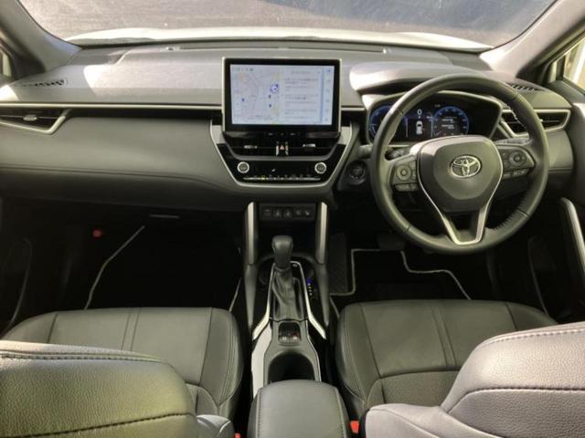 カローラクロス ハイブリッドＺ　保証書／ディスプレイオーディオ＋ナビ１０．５インチ／トヨタセーフティセンス／エアーシート　前席／パノラミックビューモニター／車線逸脱防止支援システム／シート　ハーフレザー　衝突被害軽減システム　禁煙車（37枚目）