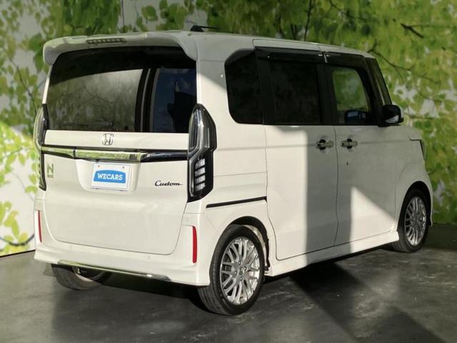 Ｎ－ＢＯＸカスタム Ｌ・ターボ　新品タイヤ／保証書／純正　ＳＤナビ／衝突安全装置／両側電動スライドドア／シートヒーター／車線逸脱防止支援システム／シート　ハーフレザー／ヘッドランプ　ＬＥＤ／ＵＳＢジャック／Ｂｌｕｅｔｏｏｔｈ接続（3枚目）